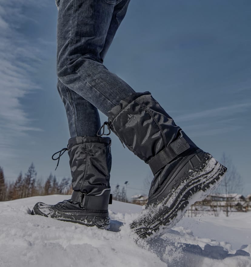 Durable snow outlet boots